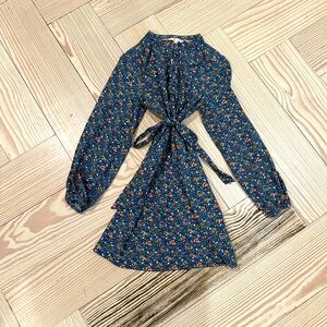 BODEN JERSEY FLORAL-PRINT ABOVE THE KNEE DRESS